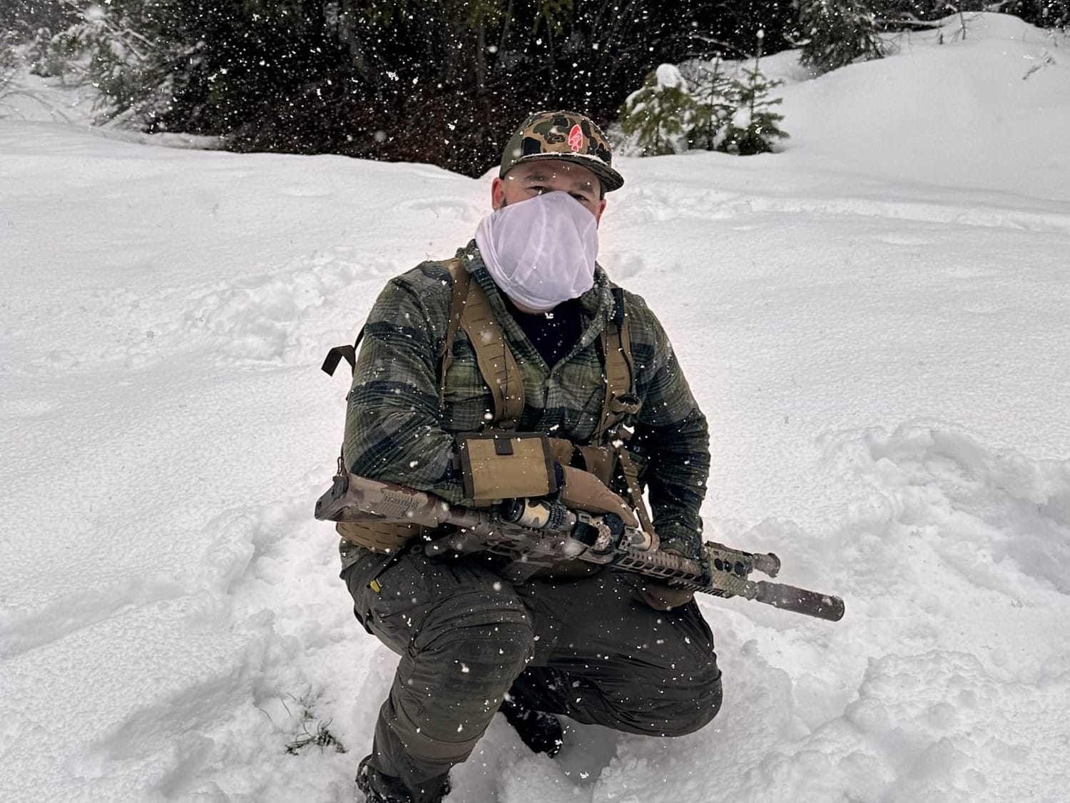 First-Time Land Navigation in  Montana, with Snow and Rain